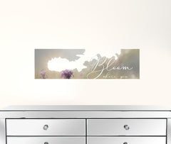 Set Of Two Bloom Where You Are Planted 3 White Framed Print Wall Art