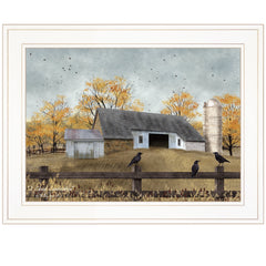 A Casual Conversation 3 White Framed Print Wall Art