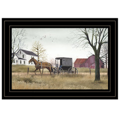 Goin To Market 3 Black Framed Print Wall Art
