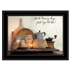 Faith Hope & Love 2 Black Framed Print Wall Art
