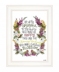 Charming Garden 3 White Framed Print Wall Art