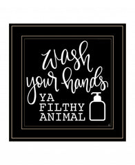 Wash Your Hands 2 Black Framed Print Wall Art