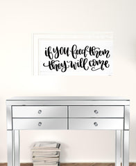 Set Of Two Lets Eat Or Feed Them 1 White Framed Print Wall Art