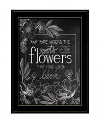 Yet To Bloom 1 Black Framed Print Wall Art