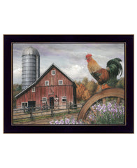 Good Morning Vermont 1 Black Framed Print Wall Art