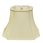11" Ivory Inverted Rectangle Shantung Lampshade