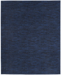 10' X 14' Midnight Blue Non Skid Indoor Outdoor Area Rug