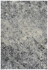 10' X 13' Grey Diamond Area Rug