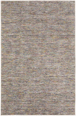 12' X 18' Grey Blue And Yellow Wool Hand Loomed Handmade Area Rug