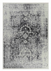 7' X 10' Brown Abstract Area Rug
