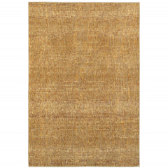 10' X 13' Gold Rust Brown Ivory Purple And Lavender Power Loom Stain Resistant Area Rug
