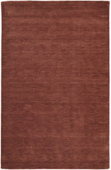 10' X 13' Orange And Red Wool Hand Woven Stain Resistant Area Rug