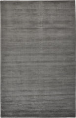 10' X 13' Gray And Black Hand Woven Area Rug