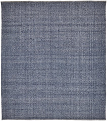 12' X 15' Blue Hand Woven Area Rug