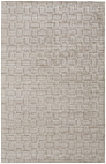 12' X 15' Ivory Striped Hand Woven Area Rug