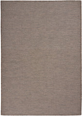 5' X 7' Brown Power Loom Area Rug