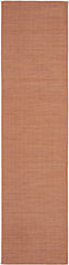 8' Rust Power Loom Runner Rug