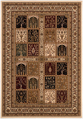 10' X 13' Cream Oriental Washable Non Skid Area Rug