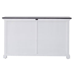 Modern Farmhouse Black And White Buffet Server