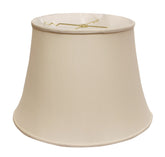 16" Biege Sloped Euro Bell Pongee Shantung Lampshade