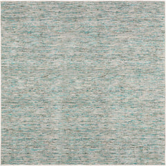 10' Green Square Wool Hand Loomed Handmade Area Rug