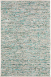 12' X 15' Green Wool Hand Loomed Handmade Area Rug