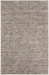 12' X 15' Grey Blue And Yellow Wool Hand Loomed Handmade Area Rug