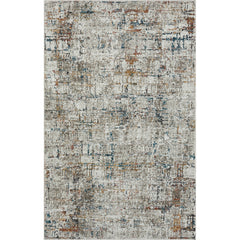 10' X 14' Gray Abstract Distressed Area Rug