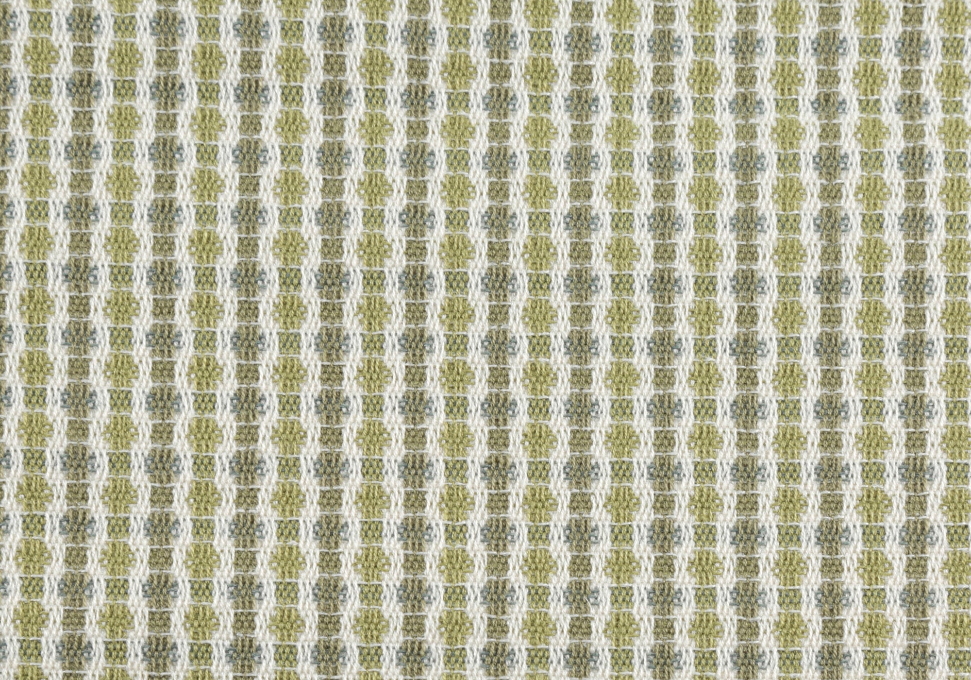 18" X 18" Green and White Polyester Striped Zippered Pillow