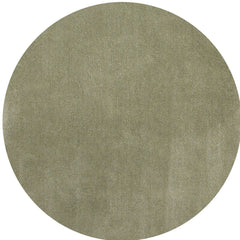 8' Sage Green Round Indoor Shag Rug