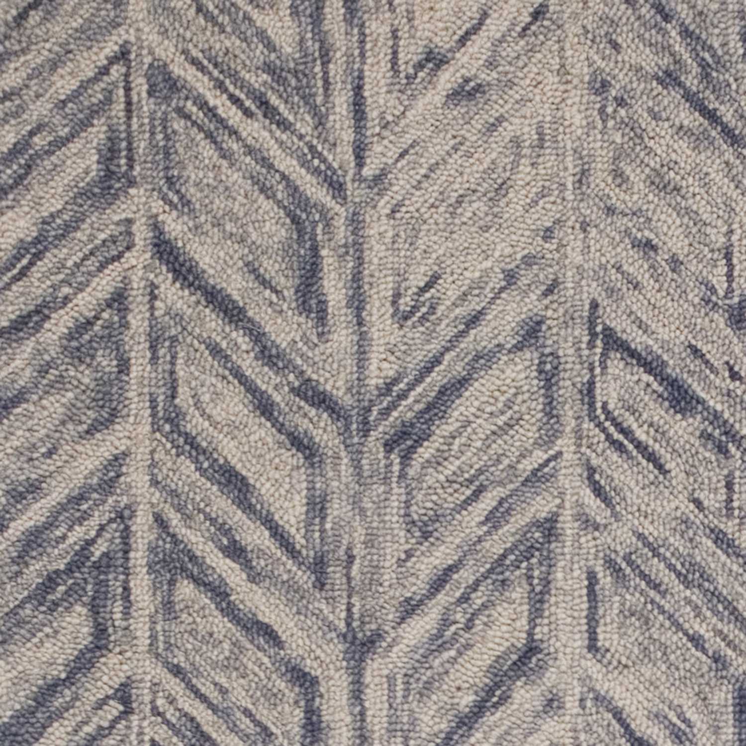 9' X 12'  Wool Blue Area Rug