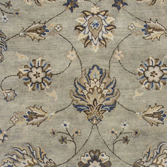 9' X 13' Grey Wool Handmade Area Rug