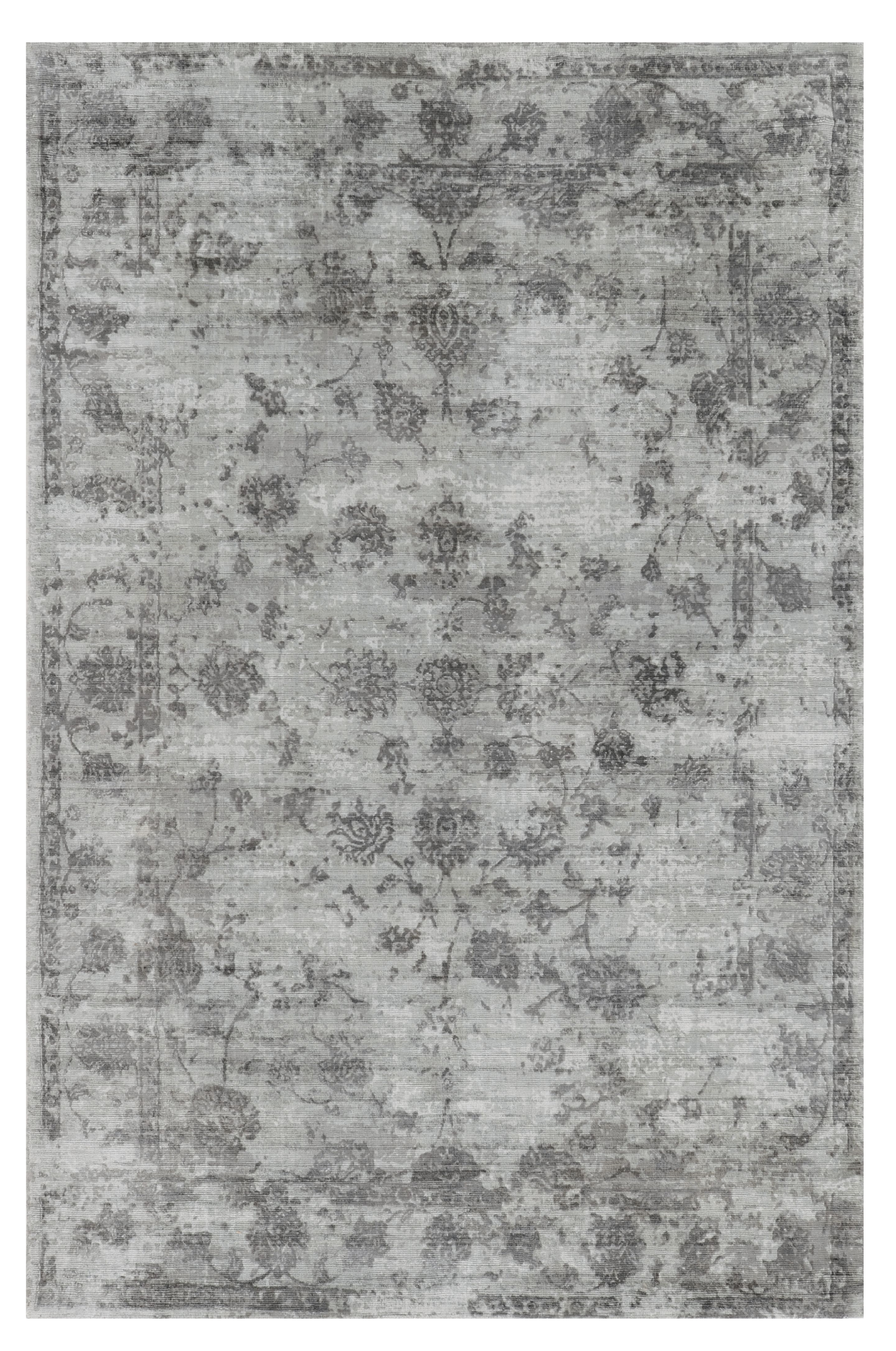 9' X 12' Grey Area Rug