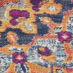 2’ X 13’ Rustic Orange Medallion Runner Rug