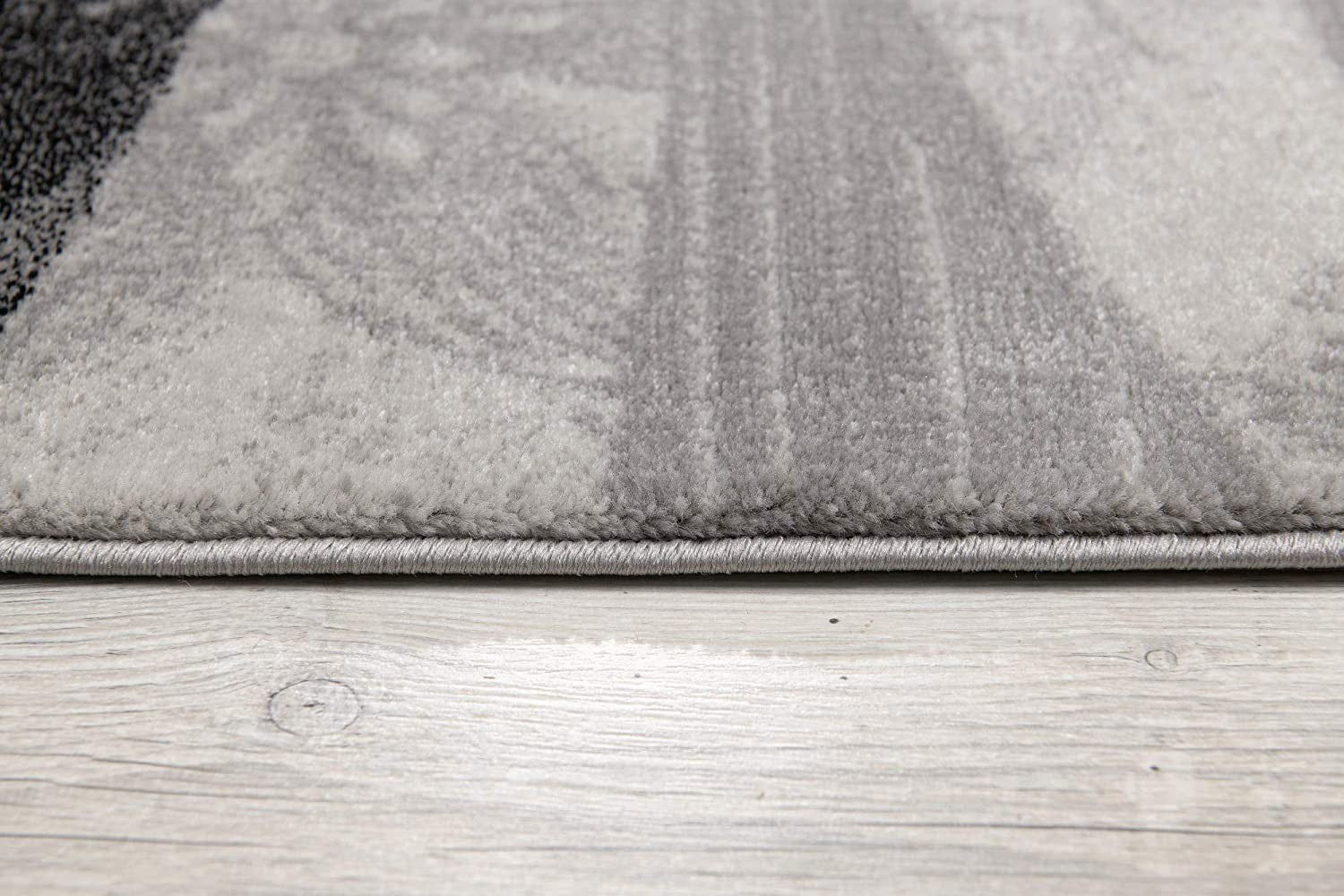 2' X 4' Gray Abstract Dhurrie Area Rug