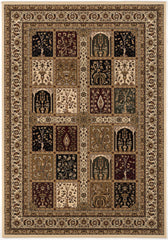7’ x 9’ Cream Traditional Decorative Area Rug
