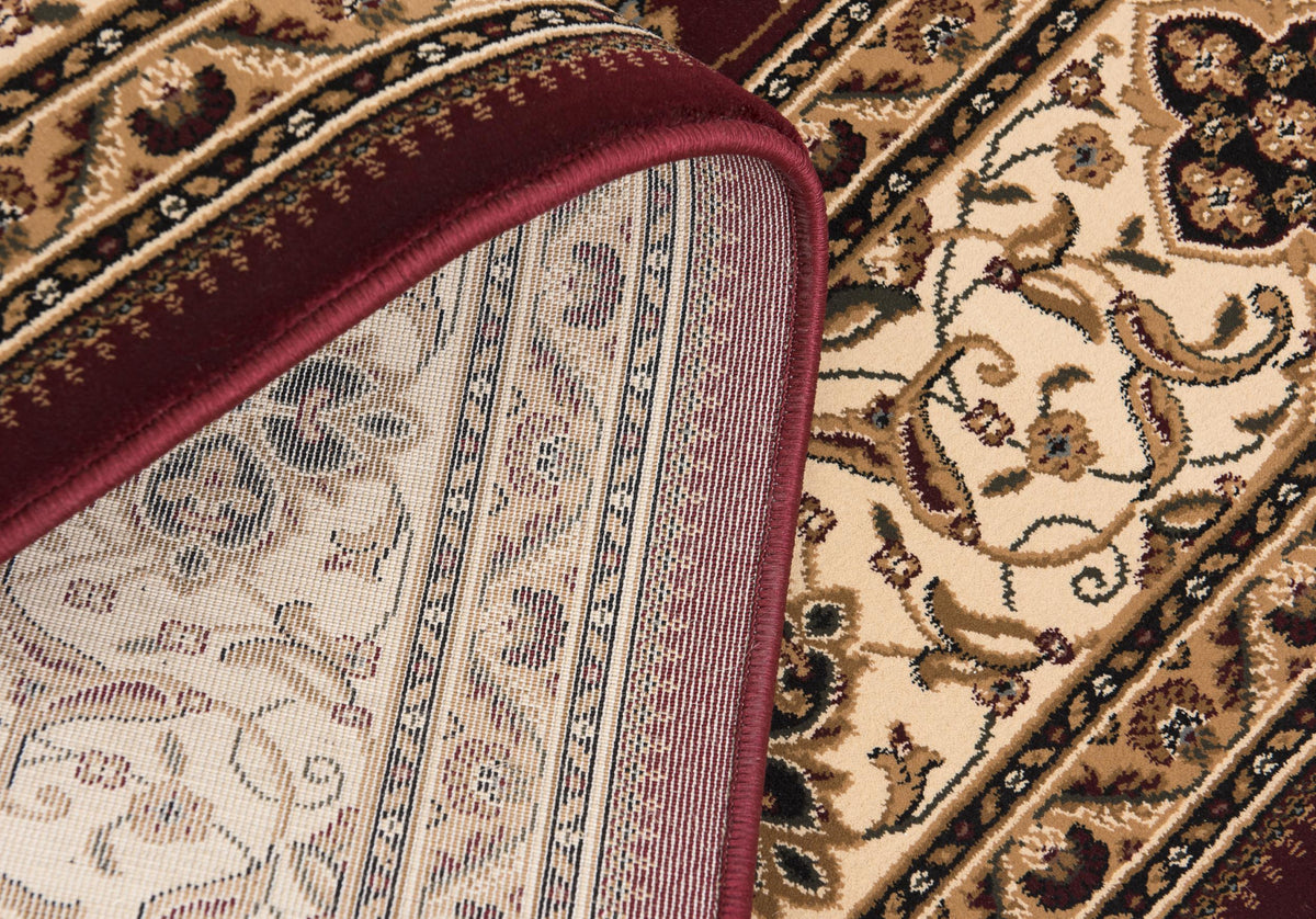 4’ x 6’ Red Floral Medallion Area Rug