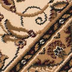 7’ x 9’ Red Floral Medallion Area Rug