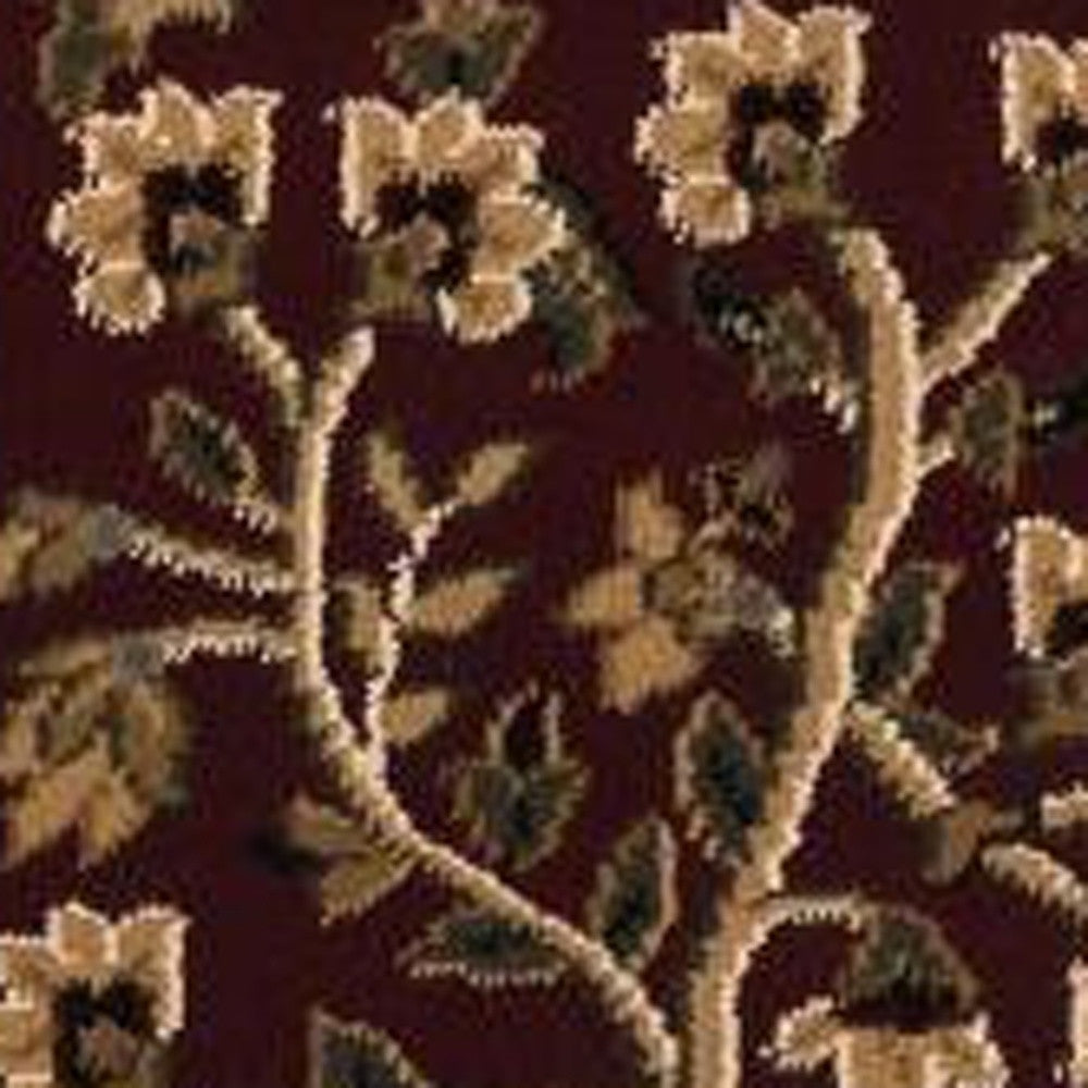 8' X 11' Cream Oriental Area Rug