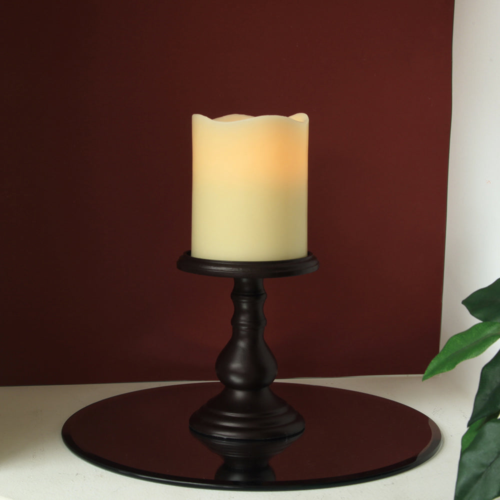 5" Ivory Flameless Pillar Candle