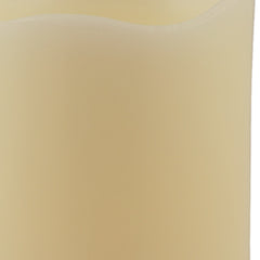 6" Ivory Flameless Pillar Candle