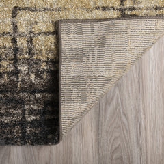 3' X 5' Brown Ombre Abstract Area Rug