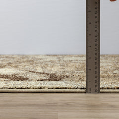 8' X 11' Brown Oriental Area Rug