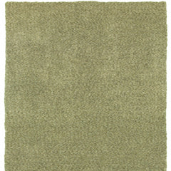 3' X 5' Olive Green Shag Tufted Handmade Stain Resistant Area Rug