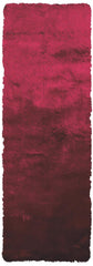 6' Merlot Shag Hand Tufted Runner Rug