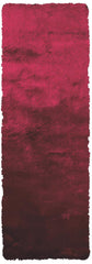 6' Merlot Shag Hand Tufted Runner Rug