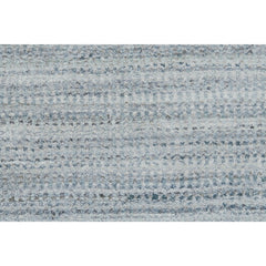 10' Blue and Gray Ombre Hand Woven Runner Rug