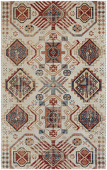 13' X 15' Abstract Power Loom Distressed Area Rug