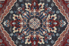 13' X 15' Abstract Power Loom Distressed Area Rug