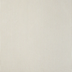 Brown and White Woven Cotton Striped Throw Blanket
